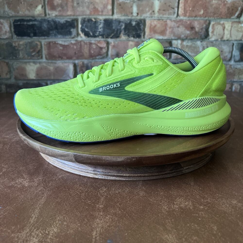 Brooks Adrenaline GTS 24 Supportive Acid Lime Running Shoes Sneakers Men’s 11